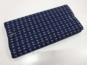 アンティーク　ネル　格子模様　寝巻地反物